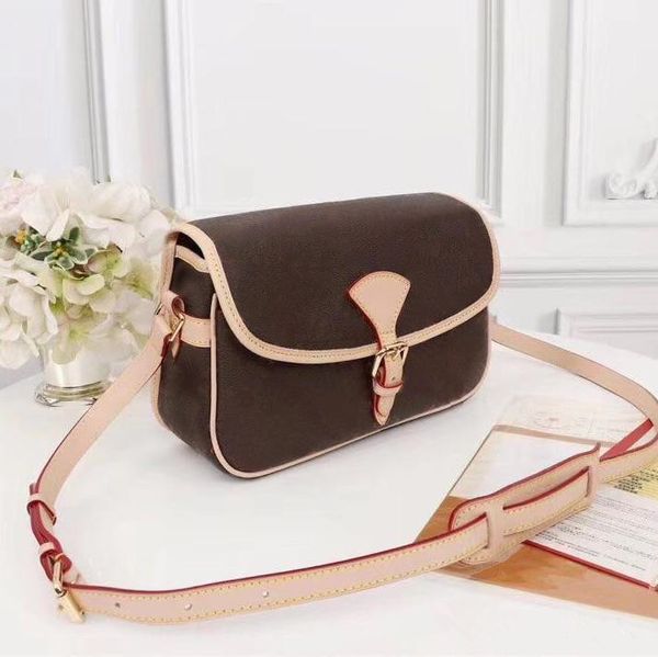 

two size designer bags old flower color casual tote -changing leather handbags pochette women shoulder crossbody bag 42250 42251 hasp purse
