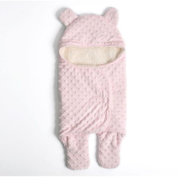 

fleece baby blanket newborn baby swaddle wrap soft winter bedding receiving blanket manta bebes sleeping bag 0-18m newborns