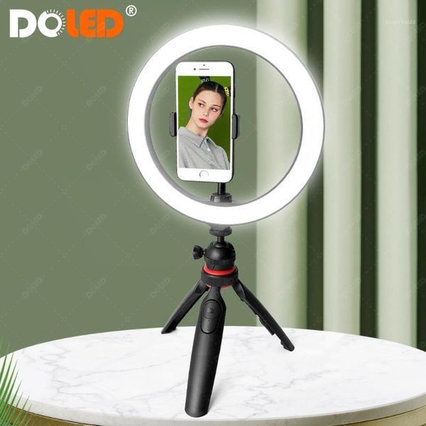 

led live stream makup ring light with phone holder circle lamp tripod bluetooth shutter for makeup selfie video p on youtube1
