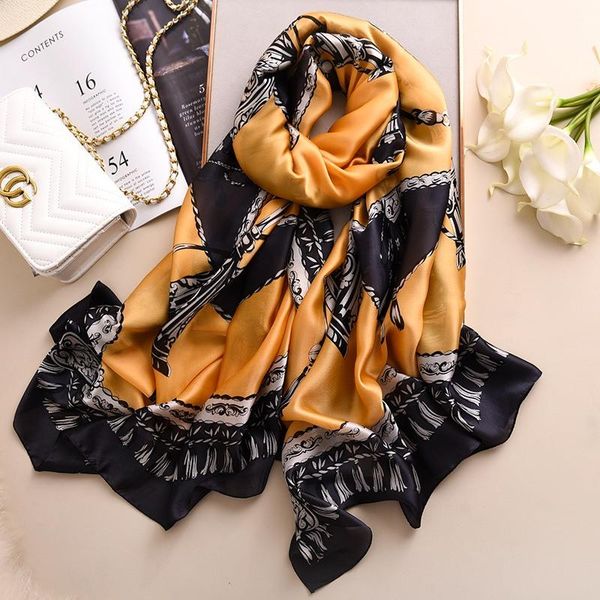 

new style autumn and winter women lovely print scarves hijab wraps lady beach silk muffler seaside popular fashion warm shawl, Blue;gray