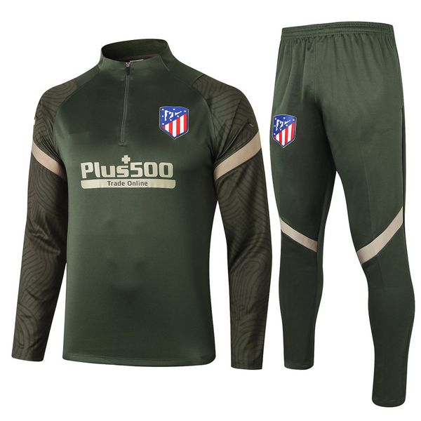 

joao felix atletico madrid football jersey 2020 2021 saul camisetas suarez llorente correa men's training suit size s, Black