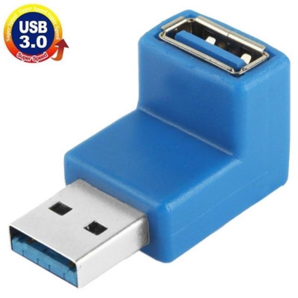 

usb 30 am to usb 30 af cable adapter with 90 degree angle