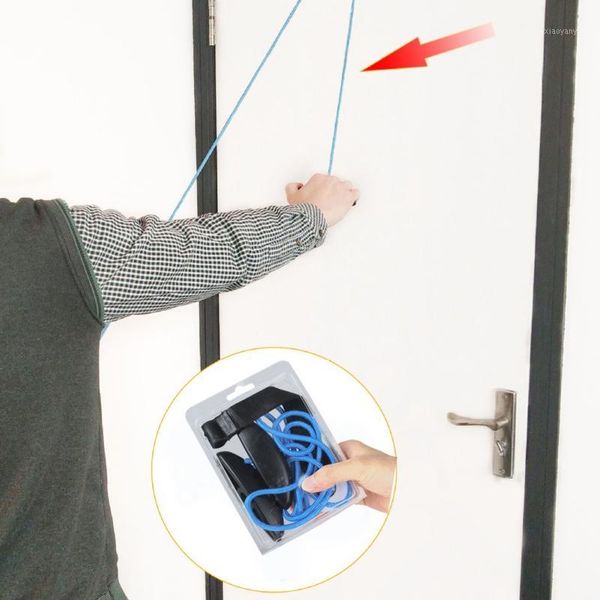 

waist support indoor fitness shoulder training rope inner pulley cervical spine lumbar exerciser rope1, Black;gray