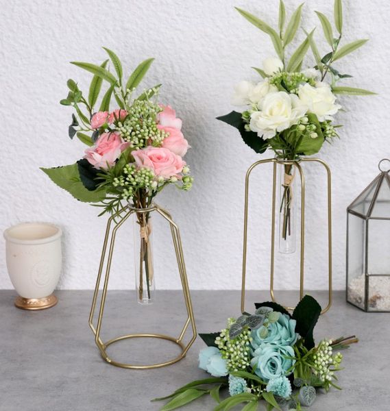 

simulated bouquet green leaf wine cabinet living room home decoration ornaments creative home decorative flowers 3 colors