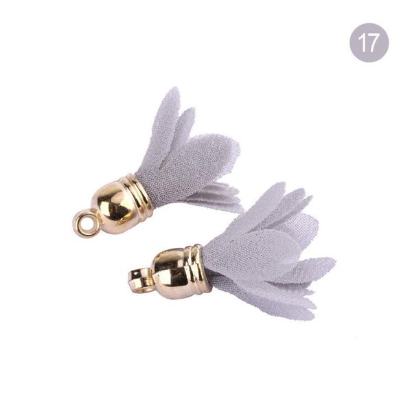 

30pcs mini metal cap flower tassels for boho jewelry diy craft making supplies bracelet necklace earring finding accessories h jlljqi
