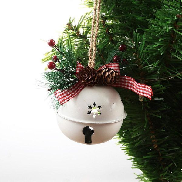 

christmas jingle wrought iron big bell decoration pendant christmas bell pendant ornaments new year party kids toys1