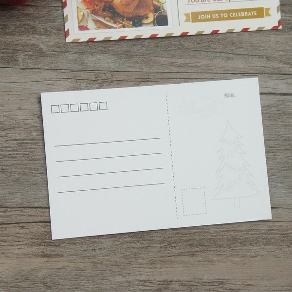 

10 шт. почта you happy christmas style card as scrapbooking party приглашение diy украшение подарочная карта открытка открытка sqcolf