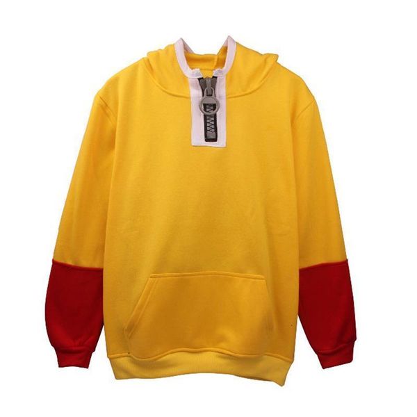 

one punch man opsai hoodies мультфильм hoodie saitama косплей одежда мужчины женщины костюм толстовки мужская аниме одежда, Black