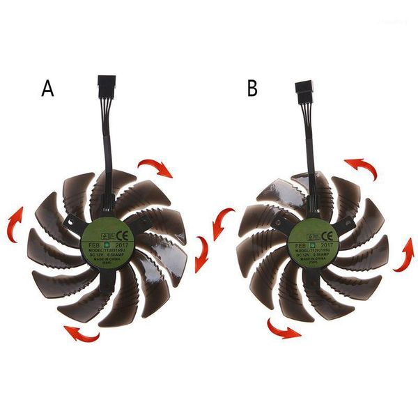 

noenname_null t129215su 85mm cooling fan cooler for gigabyte geforce gtx 1050 1050ti 1060 10701