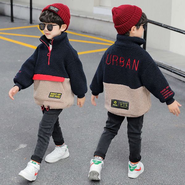 

wear autumn and winter of children's 2020 boys' pullover in korean version, Black