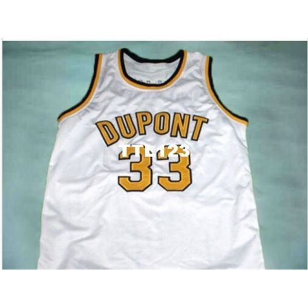 

vintage men #33 jason williams dupont high school college jersey size s-4xl or custom any name or number, Black