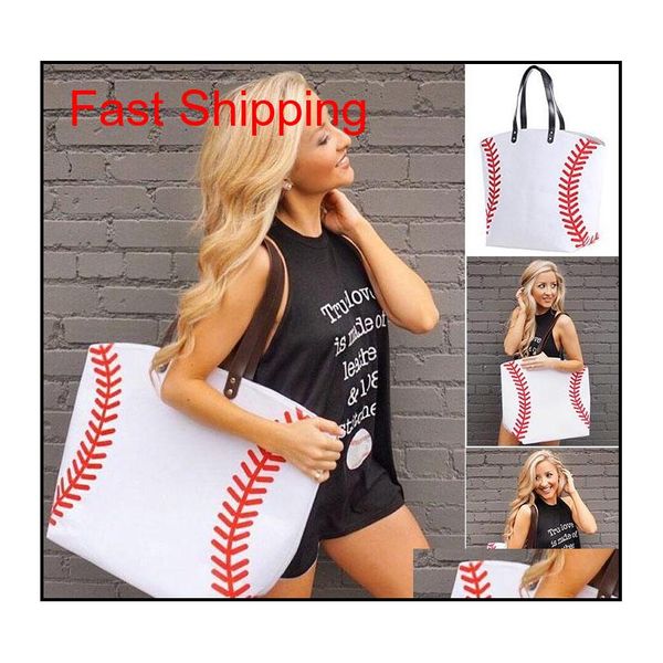 

2018 canvas bag baseball tote sports bags casual softball bag football soccer basketball cotton canvas tote bag 18 color zxl0l