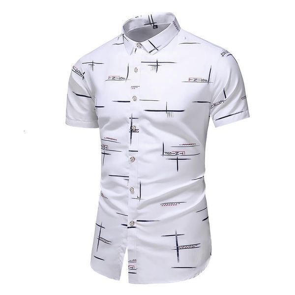 

fashion 9 style design short sleeve casual shirt men's print beach blouse 2020 summer clothing plus asian size -xxxl 4xl 5xl, White;black