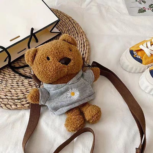 

new canvas bag shoulder large capacity student contracted mini plush portable cute plush bags pz 21012908dq