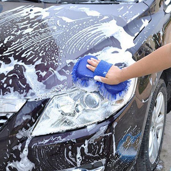 

car washer high pressure power accessories microfiber cleaning wash detailing glove autombile washing duster brush sponge rag1