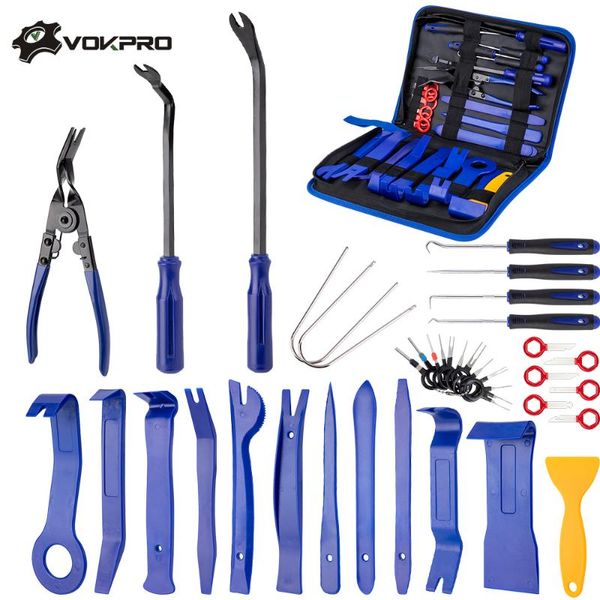 

professional hand tool sets 38pcs/set pry disassembly kit opening repair tools for nterior door clip panel trim dashboard removal auto car d