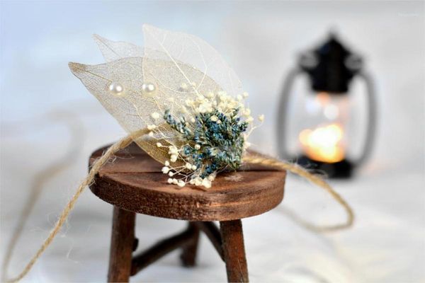 

hair accessories original creative bodhi leaf lead flower baby born pography headbands props1, Slivery;white