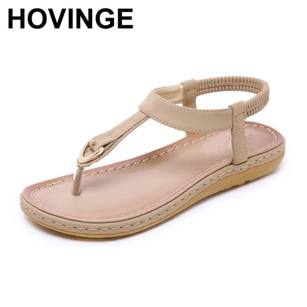 

boots hovinge summer women flat bohemia beach sandals shoes woman casual flip flop ethnic boho black