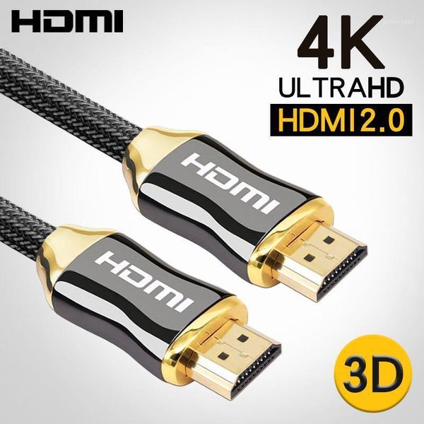 

audio cables & connectors high speed cable video gold plated 1.4 1080p 3d braided cord ultra for hdtv splitter swither xbox ps41