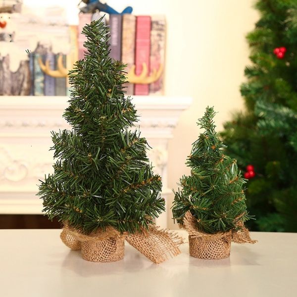 

factorydemffestive deskgreen for mini 20/30cm christmas tree party supplies new year xmas trees decoration 25vt