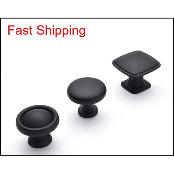 

alloy black round cabinet knobs and pulls furniture handles and pulls for kitchen and bathroom cabinets dresser qylfdi bde_luck