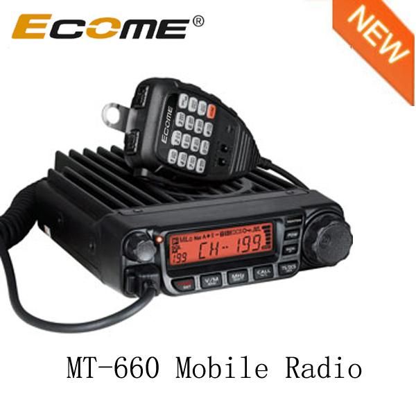 

chinese mobile radio ecome mt660 dual band 45w walkie talkie
