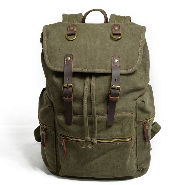 

new chinese design hard-waxed factory lona sports bag travel backpack x1tt