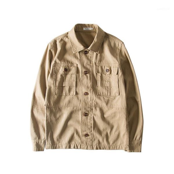 

men's jackets suehaiwe's brand 2021 autumn men italy style simple cotton mens jacket fashion casual khaki outerwear male chaqueta, Black;brown