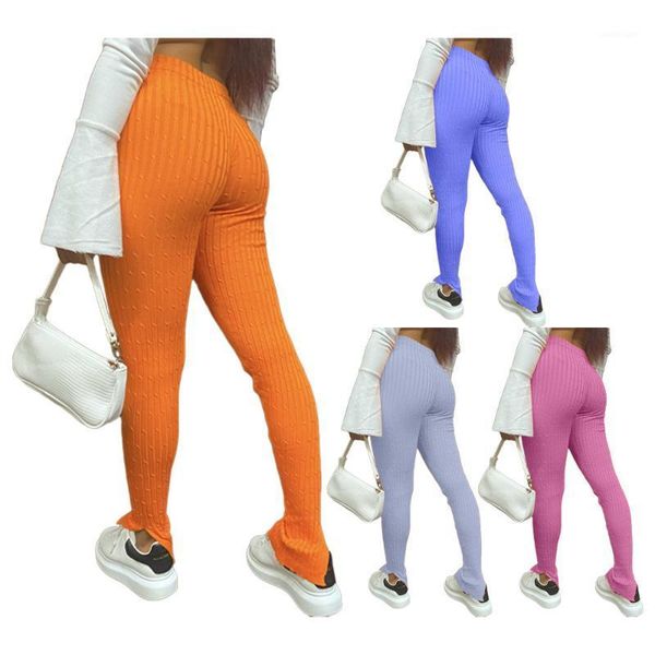 

women's pants & capris spring, autumn and winter 2021 gray leggings women's outer wear thin long trousers stretch tights1, Black;white