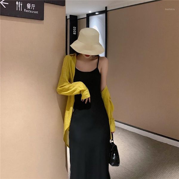 

loose shirt woman dress1, Black;gray