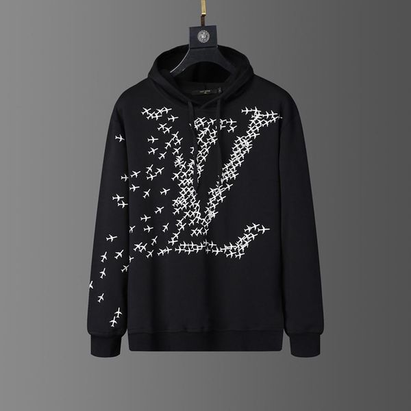 

factory sales 20fw mens women designer hoodies snake lacost star lu shirt jackets suit pants sweater off givency white hoodie shoe bags 08, Black