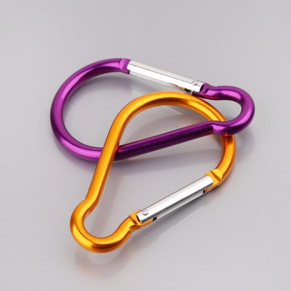 

2pcs outdoor camping carabiner safety keychain clip home decoration spring hook 2pcs jllhpf