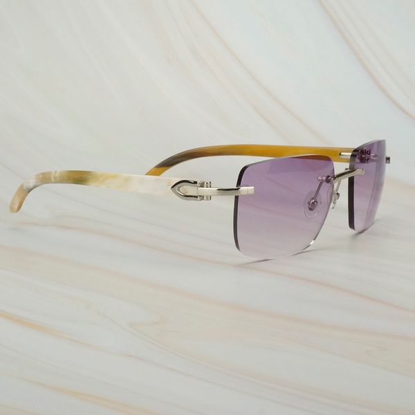 

back square oversized raw buffalo horn for carter men sunglasses brand tones 3ztu, White;black