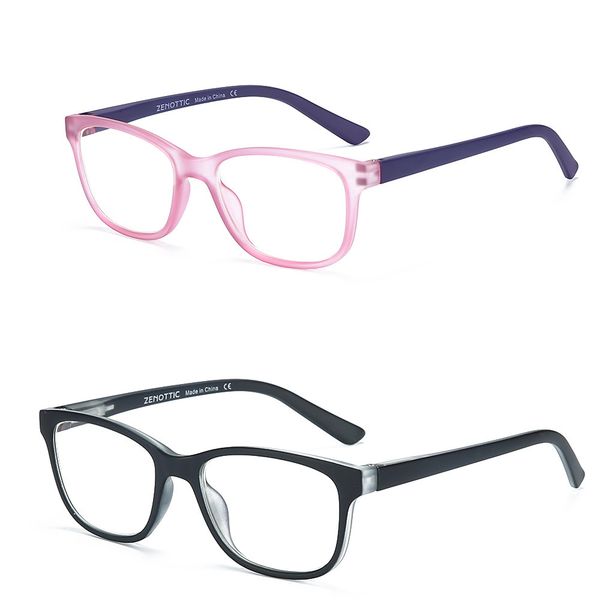 

zenottic anti light blocking glasses for children kids boy girl computer gaming spectacles blue ray myopia optical eyewear