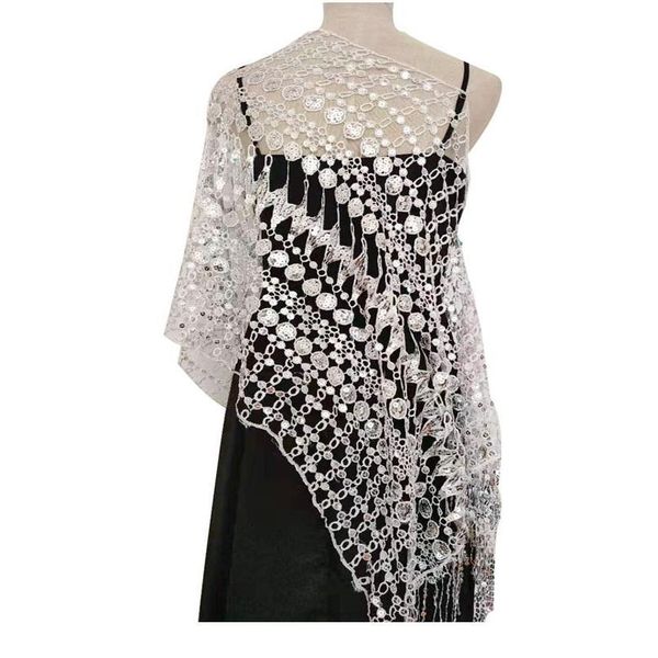 

elegant sequin fringed shawls ladies temperament new evening dress cheongsam accessories bride bridesmaid wedding part sqcszr