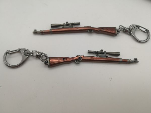 

pendant zinc alloy 98k case, key bag and handbag, Silver