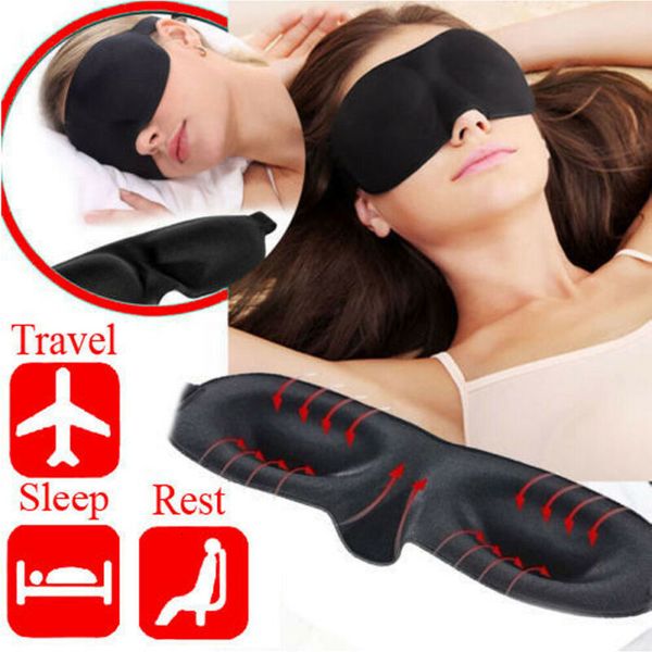 

mask blindfold eye 3d car travel sleep shade relax cover light blinder patch