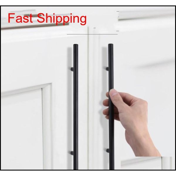 

delicate black lengthen wardrobe door handle fashion trend sizes cabinet drawer knob in aluminium alloy qylixe new_dhbest