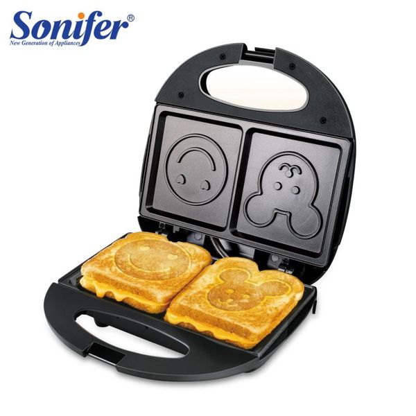 

electric waffles maker cartoon plate sandwich maker machine coating non-stick waffle machine cake oven breakfast sonifer