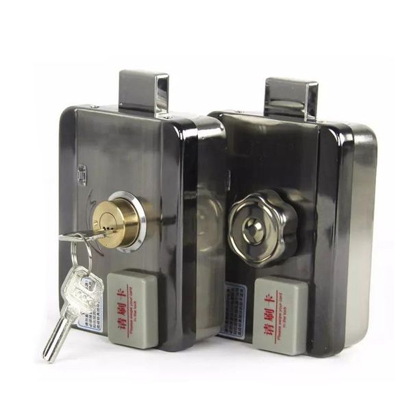 

home factory gate electric gate door lock with rfid reader 20 tags included