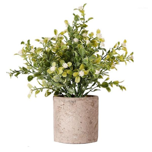 

garden in pots indoor faux office desk artificial plants home decor ornament simulation bathroom bonsai l wedding party1