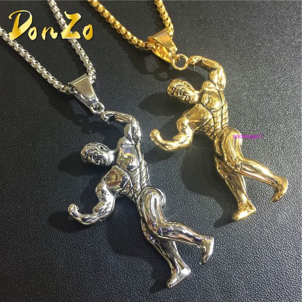 

fitness sports style stainless steel bodybuilding muscle titanium, Silver