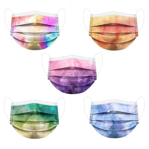 

face new designed adults colored 3-ply non woven dust anti pollution pm2.5 disposable mouth cover mask fy0104