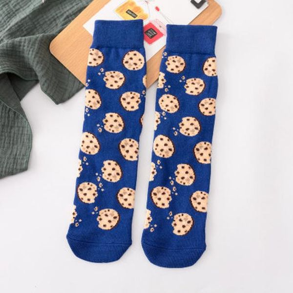 

couples men women socks funny cotton casual cartoon cute fruit egg print happy socks mid-tube hip hop sox men wmtmbh xhlove, Black