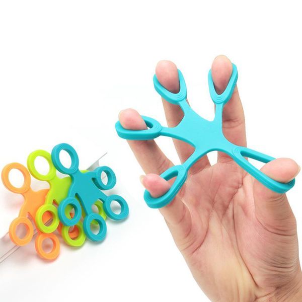 

hand puller finger resistance bands exercisers stretcher levels 3 grip expander 7 hand pull rehabilitation training ring