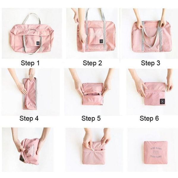 

multifunction folding luggage storage bags large capacity waterproof tote bag travel clothes pouch foldable handbag jllezd xmh_home