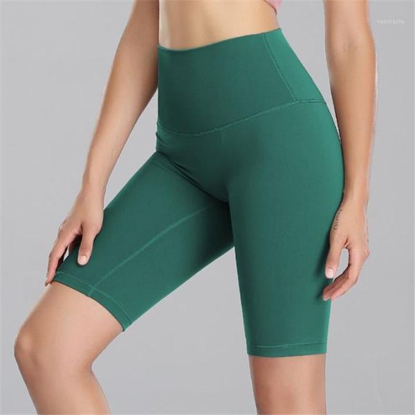 

yoga outfits 2021 seamless shorts women high waist fitness clothing push up hip gym sports solid workout shortswear 5 colors1, White;red