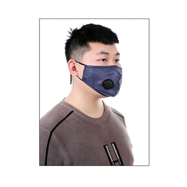 

face mask anti-dust earloop with breathing valve adjustable reusable mouth masks soft breathable anti dust designer masks 86 j2