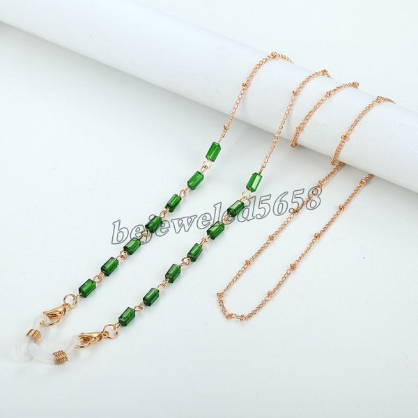 

non-slip glass sunglasses chain anti-slip hanging chains bohemian crystal glasses chain fashion eyeglasses jewelry for women