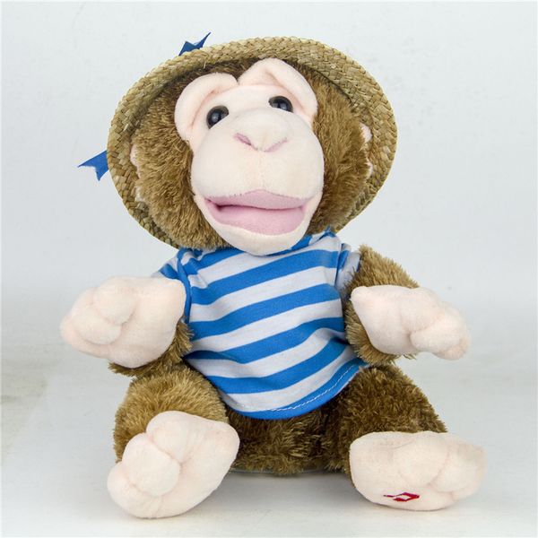 

funny electronic monkey singing dancing musical plush pet orangutan interactive educational toys for children birthday gifts